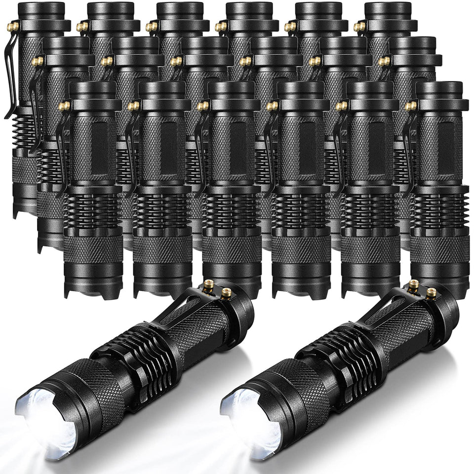 Fumete 20-piece zoomable LED flashlight for versatile lighting