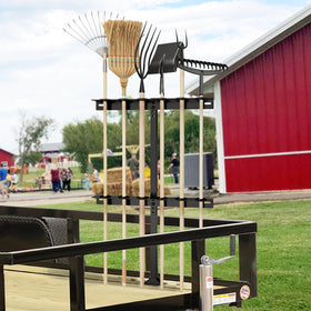 Fumingpal rack is ideal for warehouses and barns to organize hand tools.