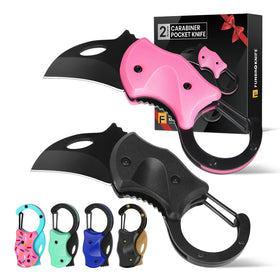 Funbro 2-pack pocket knife in compact size for everyday tasks.