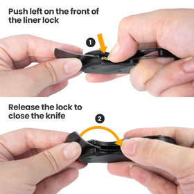 FUNBRO multi-use knife ideal for camping and DIY projects.