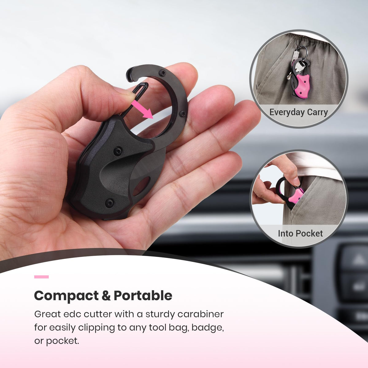 Funbro ABS handle provides a non-slip grip during outdoor use.