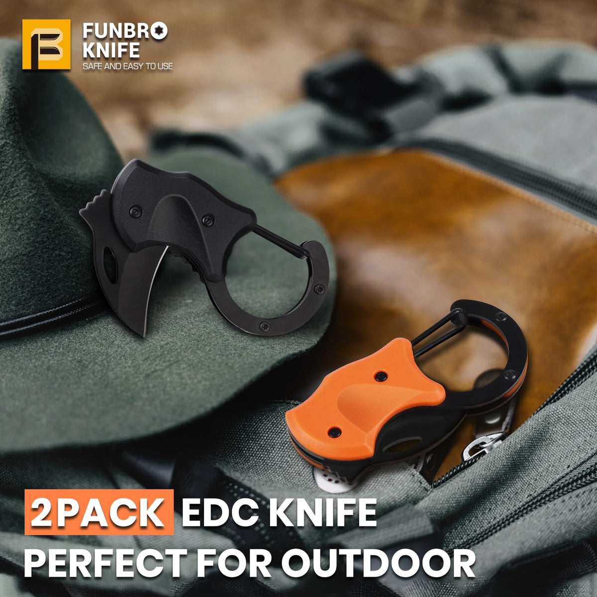 FUNBRO pocket knife suitable for camping and DIY projects