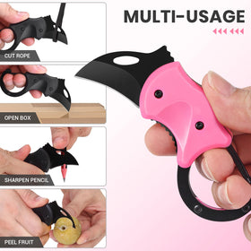 Funbro folding knife in action for quick tasks.
