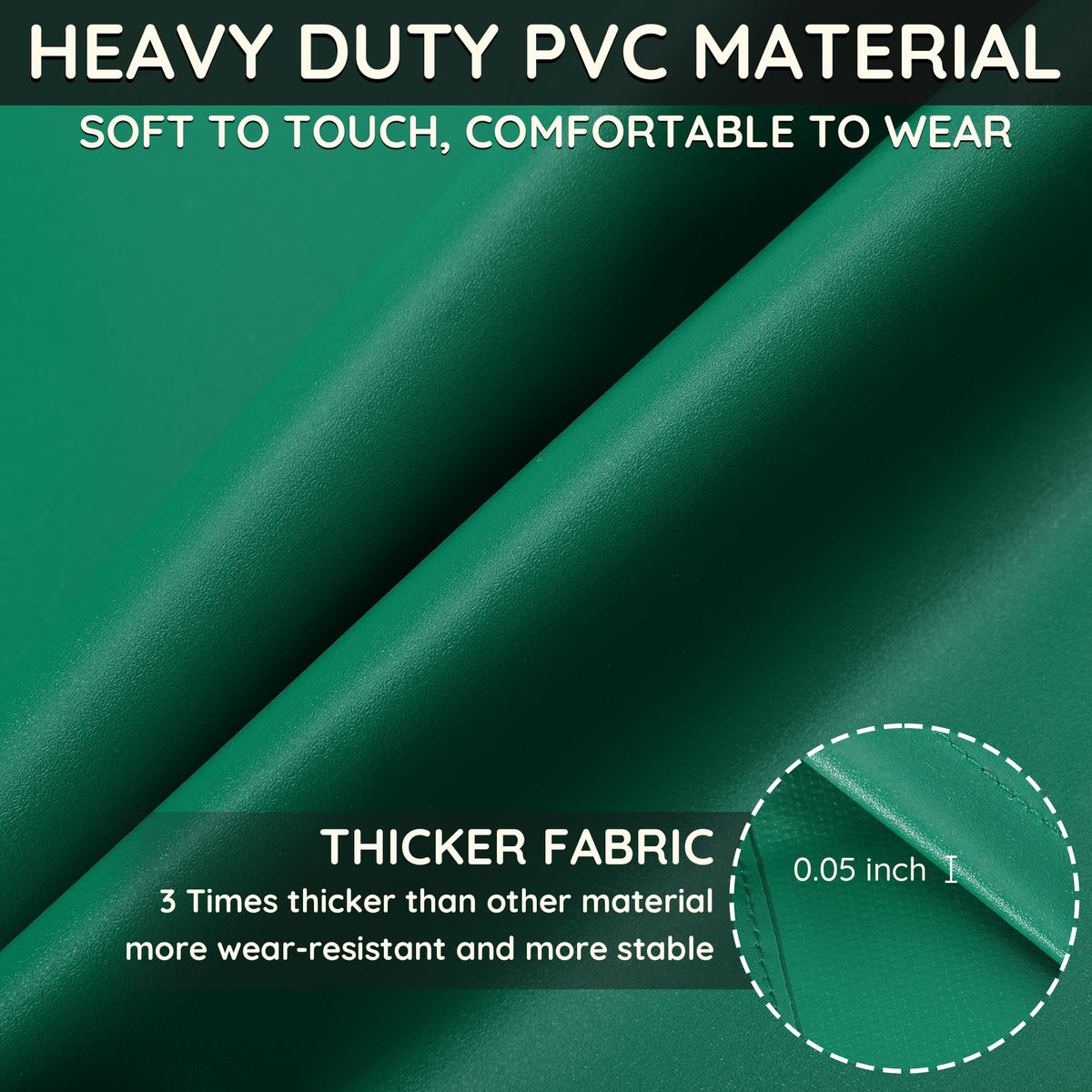 FunChaos thicker rubber apron resists water and oil for kitchen and workshop use
