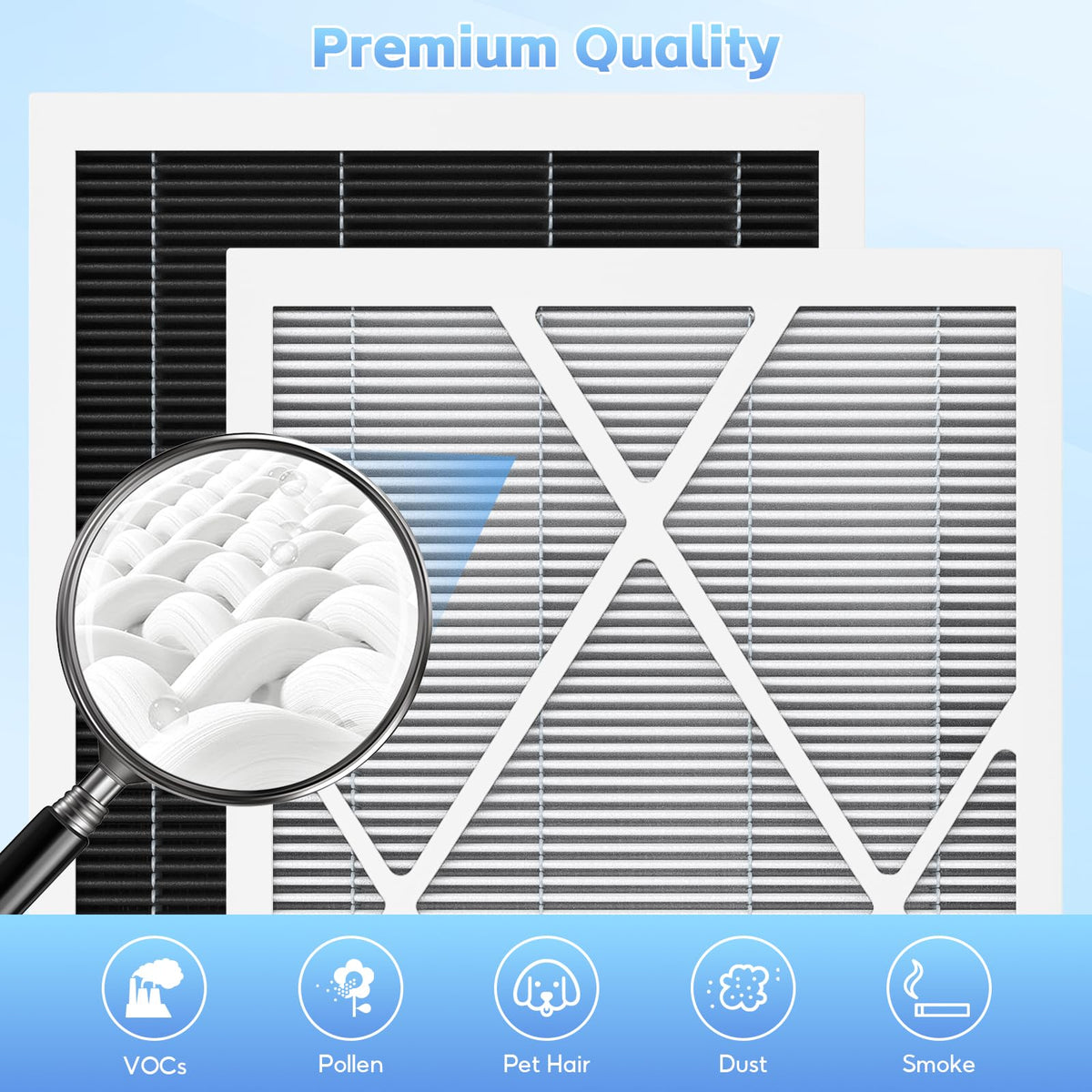 FunGeneTEC X6672 compatible with Carrier EZXCAB016 for versatile HVAC filtration