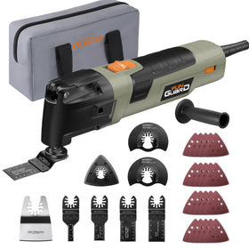 Funguard Oscillating Tool with 6-speed control for precise cutting and grinding