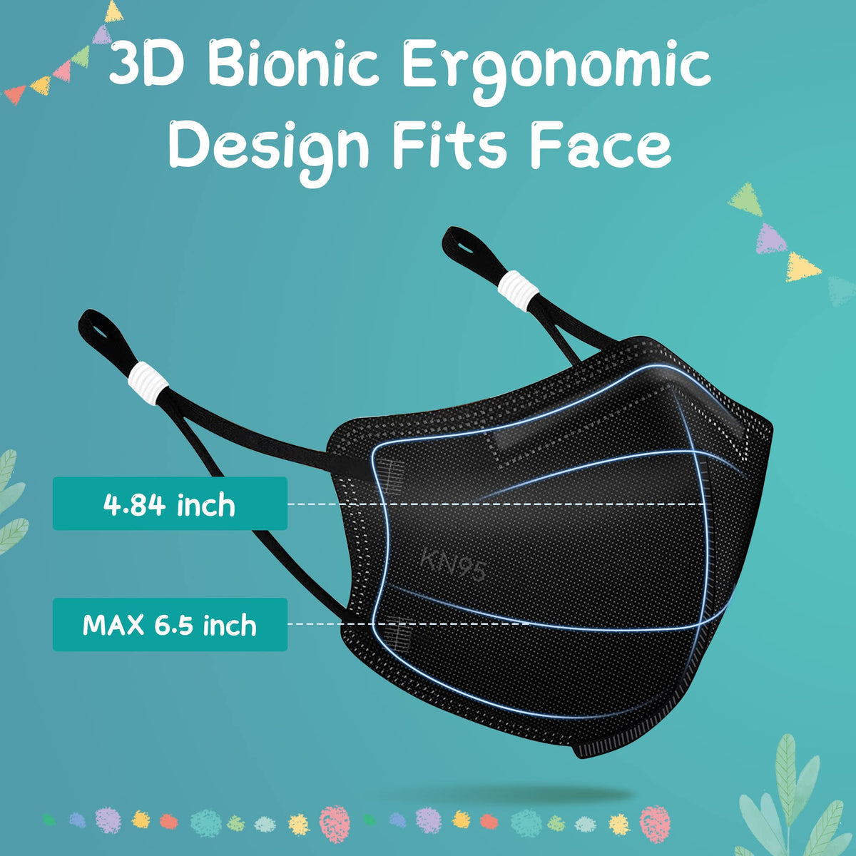 Funight 5.6 mm ear loops minimize ear discomfort during wear.
