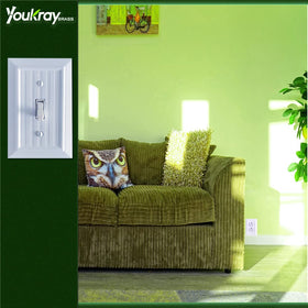 Funkiim beadboard wall plate 4-pack—cohesive color and easy mounting across spaces.