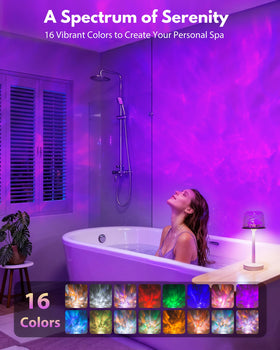 Funlenry Shower Lamp rechargeable cordless shower light for inside shower use.