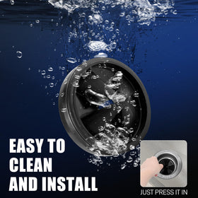 Funmit easy-clean construction, dishwasher-safe splash guard.