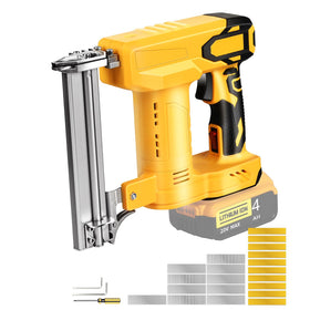 Funnywhale 18ga brad nailer on wood for precise framing projects.