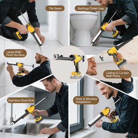 Funnywhale 6-speed control allows adaptable flow for different sealants.