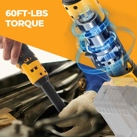 Funnywhale 60 ft-lbs torque enables quick bolt removal and installation