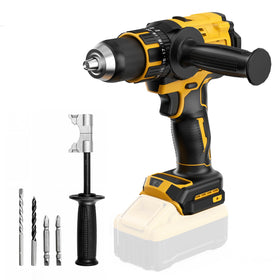 Funnywhale cordless hammer drill with compact design for maneuverability in tight spaces.