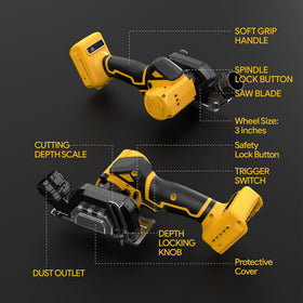 Funnywhale overheat protection system supporting safe use during heavy cuts.