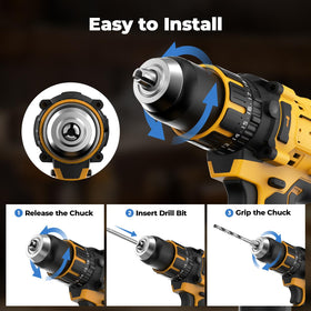 Funnywhale variable speed control for precise drilling and driving tasks.