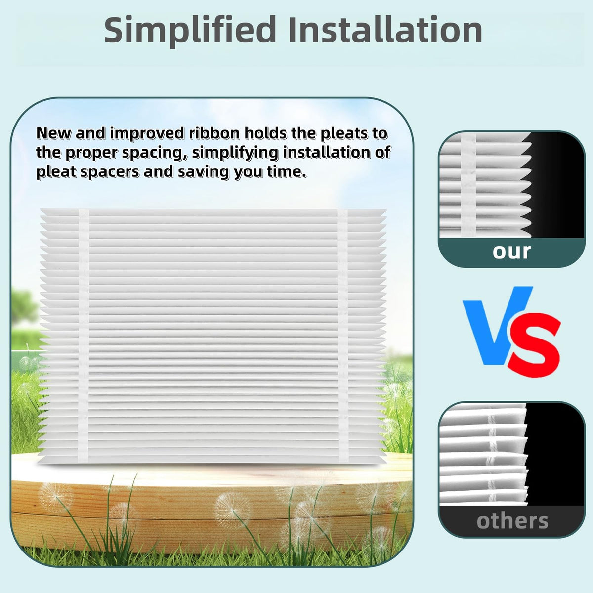 FURCIELOS Space-Gard 2200 compatible filter maintains steady airflow.