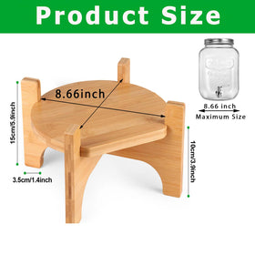 FUREEY drink dispenser stand quick assembly without tools for fast setup