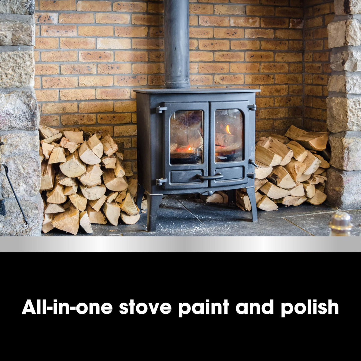 Furniture Clinic Stove Restorer simple sponge rub and quick cure for quick refresh.