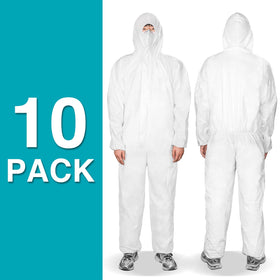 FURWEY Hazmat Suits elastic hood detail illustrating snug head coverage for comfort.