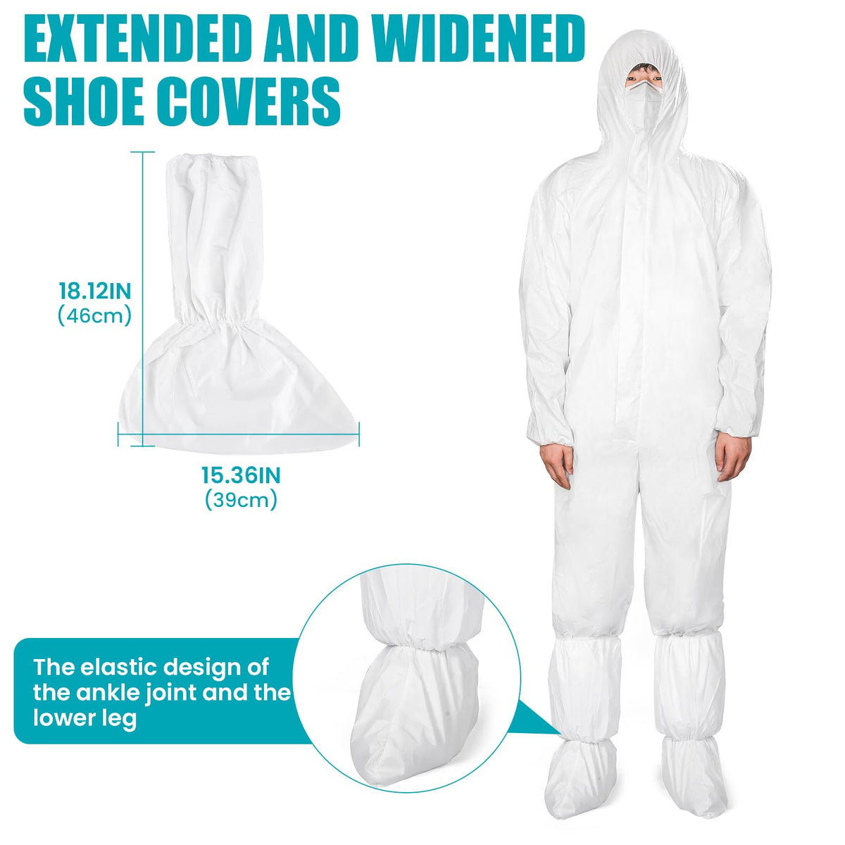 FURWEY Hazmat suits 10-pack use cases for janitorial, painting, and maintenance