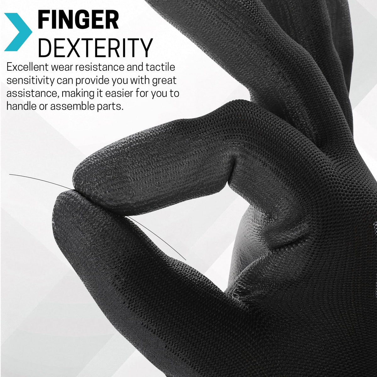 FURWEY gloves designed for dry to mildly damp environments