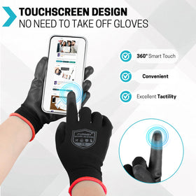 FURWEY gloves feature durable stitching for daily handling in workshops and warehouses.