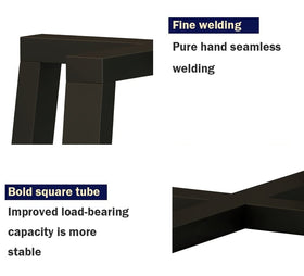 Includes installation kit with eight pre-drilled holes and adjustable feet.