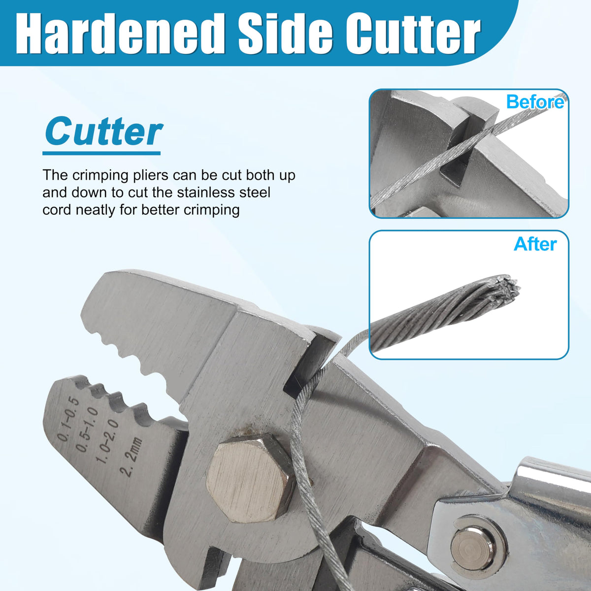 FUSIGO crimp sleeves kit with 590pcs for varied diameters.
