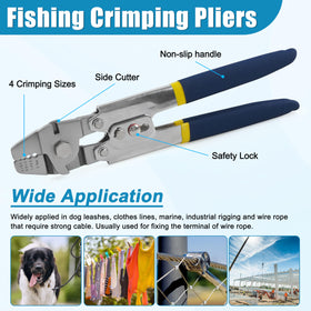 FUSIGO ergonomic non-slip grips support steady crimping pressure.