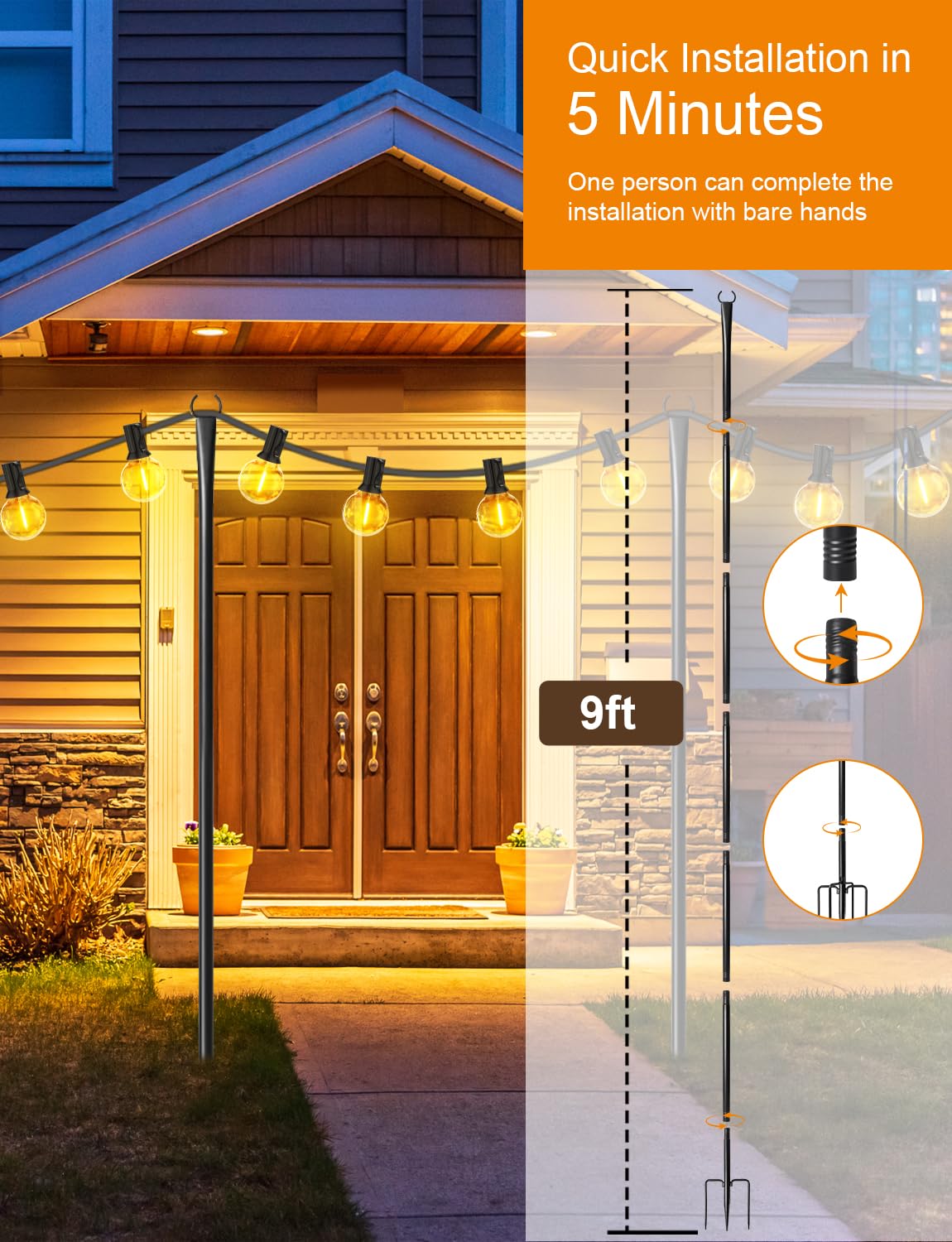 Fussion ready-to-use package with clear assembly guide and safety hardware