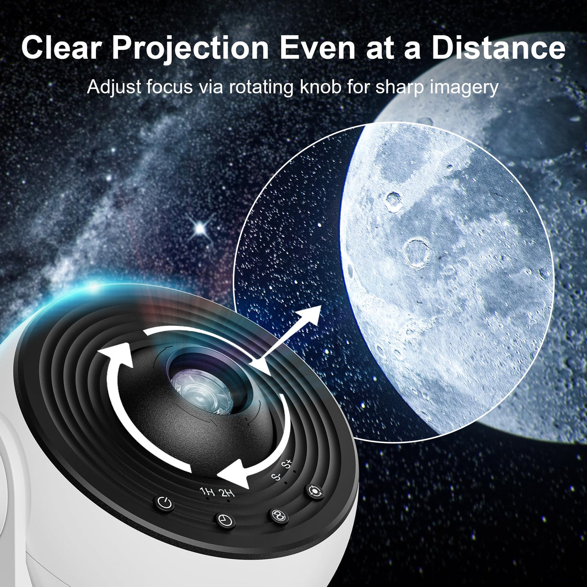 Fussion Planetarium Pro whisper-quiet operation for peaceful sleep