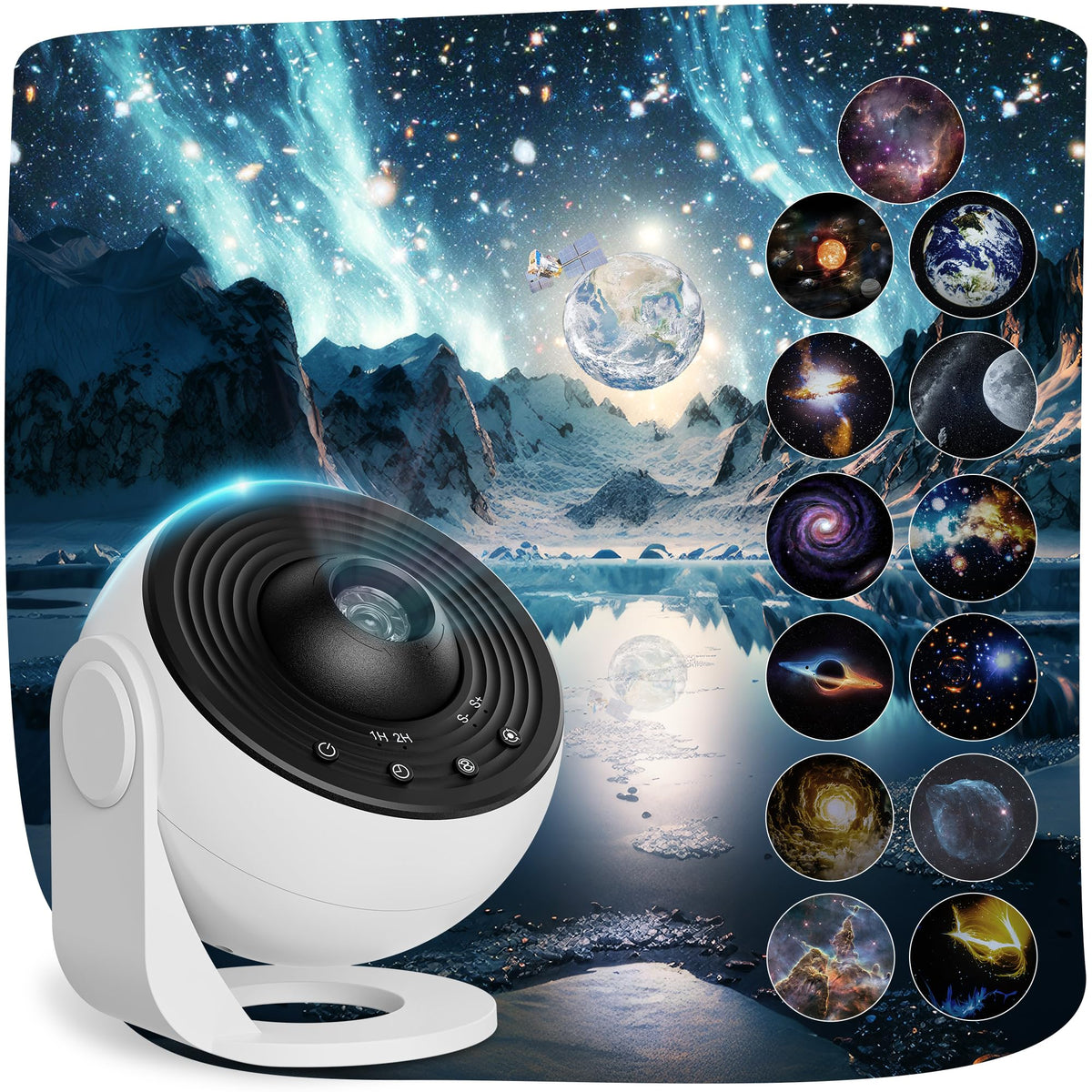 Fussion Planetarium Projector Pro wall and ceiling display for immersive ambiance