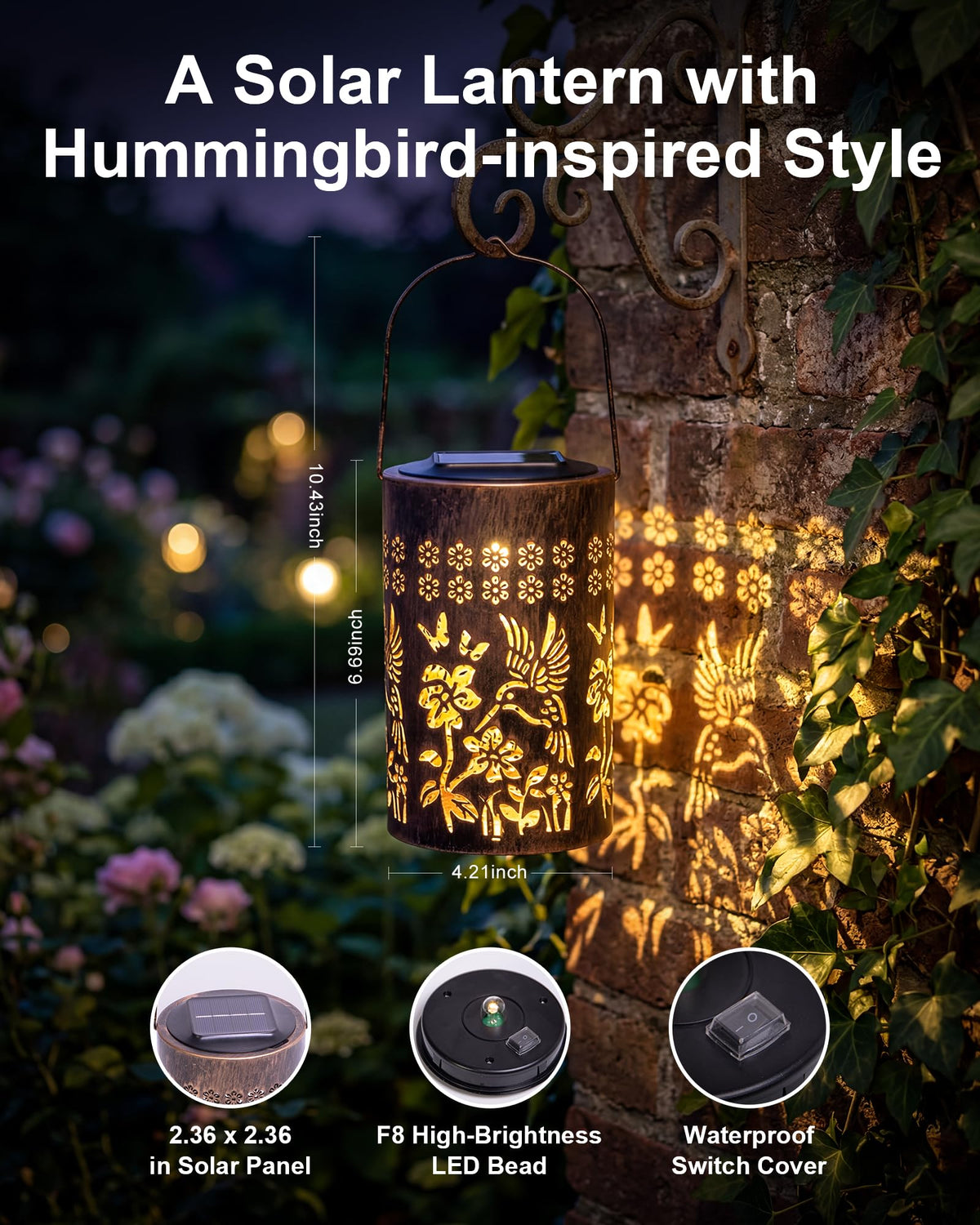 Fussion solar lantern makes a thoughtful Mother's Day gift for outdoor spaces