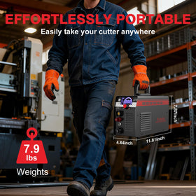 Futelo Plasma Cutter 55A control panel with LED display for precise settings