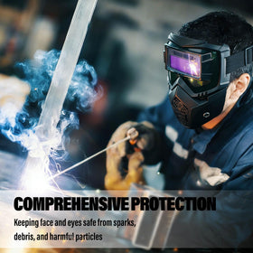 FUTRPOW dual auto dimming screens adapt in real time for clearer welds.