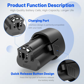 Futurebatt 12V battery with CE, FCC, RoHS certifications for safe performance