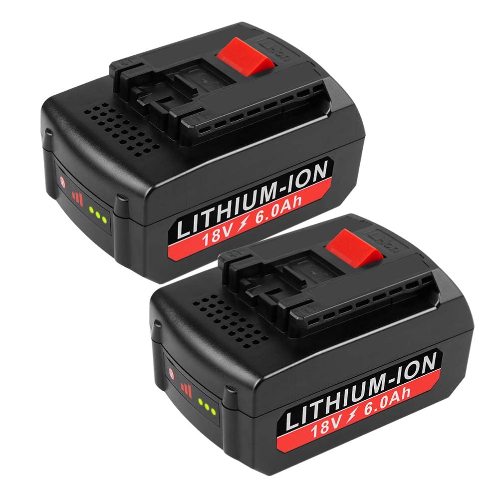 Futurebatt Bosch 18V 6Ah front view battery for extended runtime