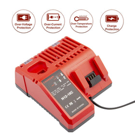 Futurebatt charger with overload protection for safe use