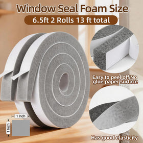 Close-up of 1in by 1in foam cross-section showing soft cushioning foam.