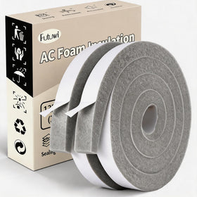 Futuwi foam tape in two rolls ready for weather sealing and insulation.