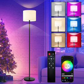Fuvqeyes smart floor lamp app control lets you adjust lighting scenes from your phone