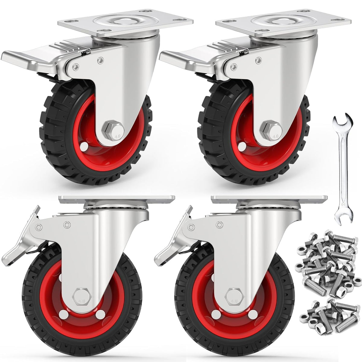 FVCLBZ silent rolling casters minimize workplace noise.