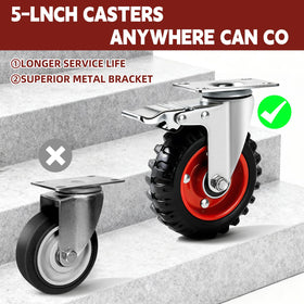 FVCLBZ versatile casters suit flight cases, cabinets, amps, and stands.