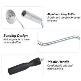 FVIEXE fiberglass roller 50x10mm reaches tight areas for even curing