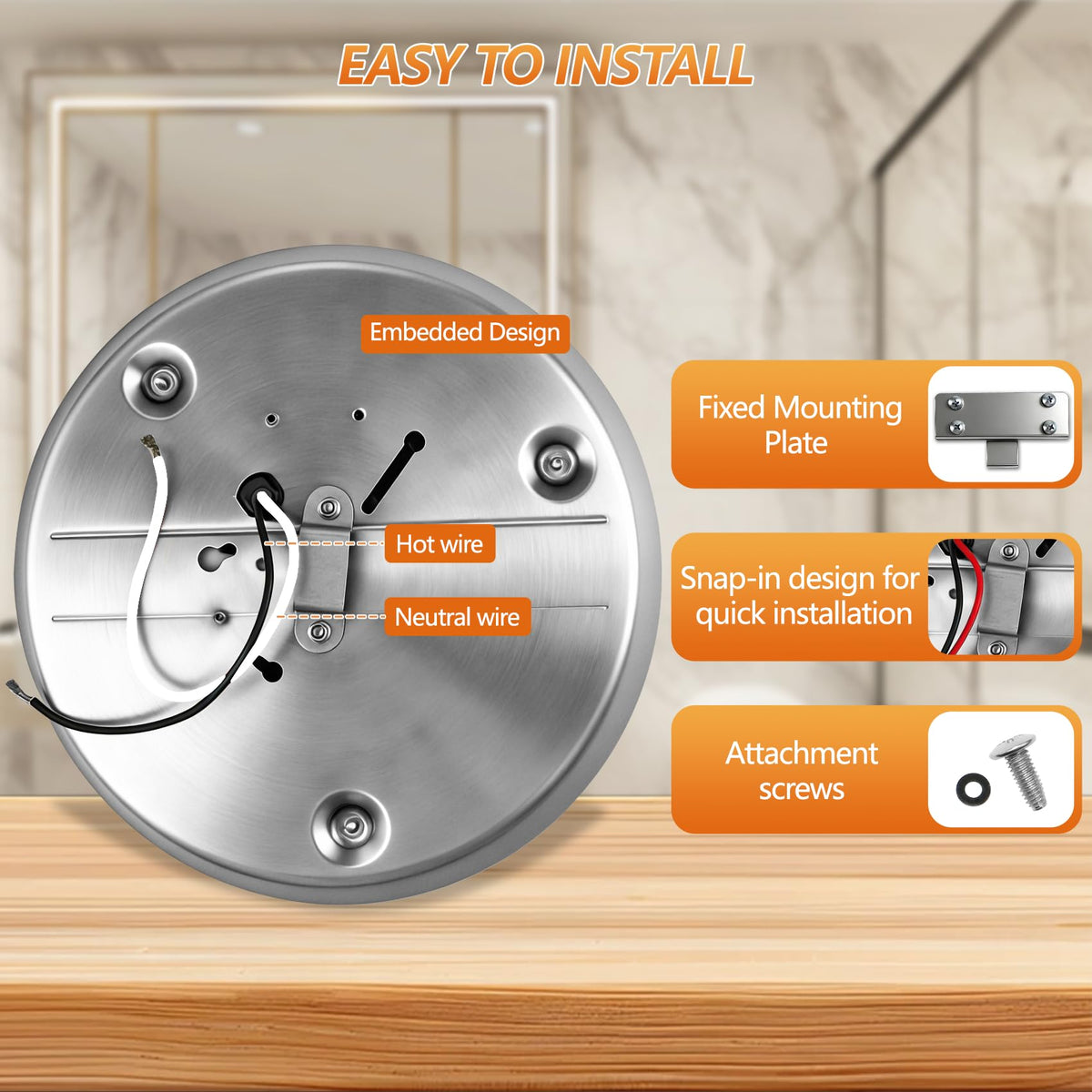 Fxsmgdy 157 ceiling heater installation diagram shows easy wiring and mounting