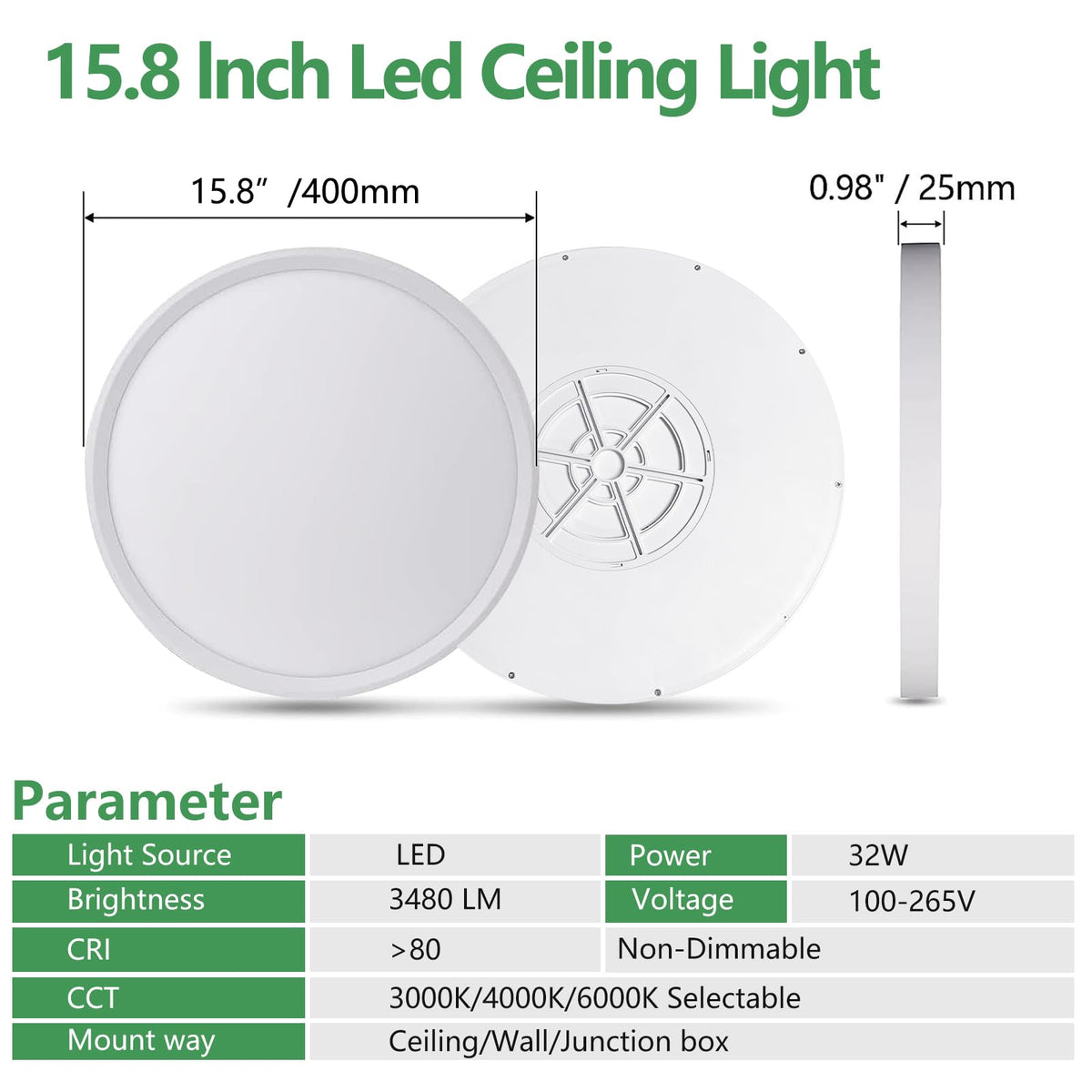 FY Wisdom Fly Lighting flush mount low-profile slim panel blends with ceilings while brightening spaces.