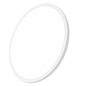 FY WISDOM FLY LIGHTING 20-inch LED flush mount close-up showing slim profile and brightness.