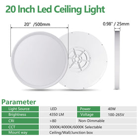 FY WISDOM FLY LIGHTING 3CT selectable option highlights customizable color temperature for different tasks.