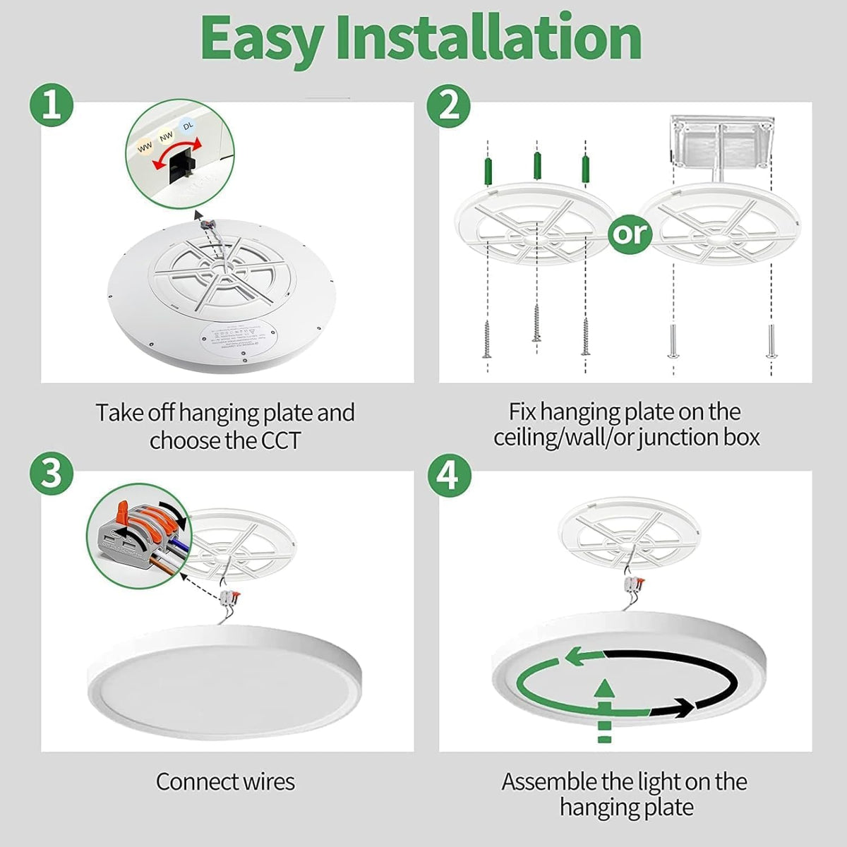 FY WISDOM FLY LIGHTING high-CRI 80 lighting renders true colors for everyday tasks and spaces.